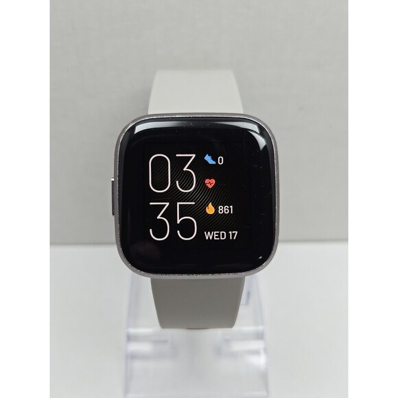 Fitbit Versa 2 Smartwatch Gray 40mm Alexa WR50M Always On Display No Charger - Picture 1 of 10